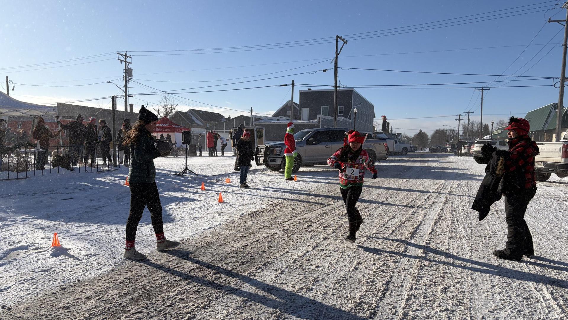Ugly Sweater 5k takes place in Hayward