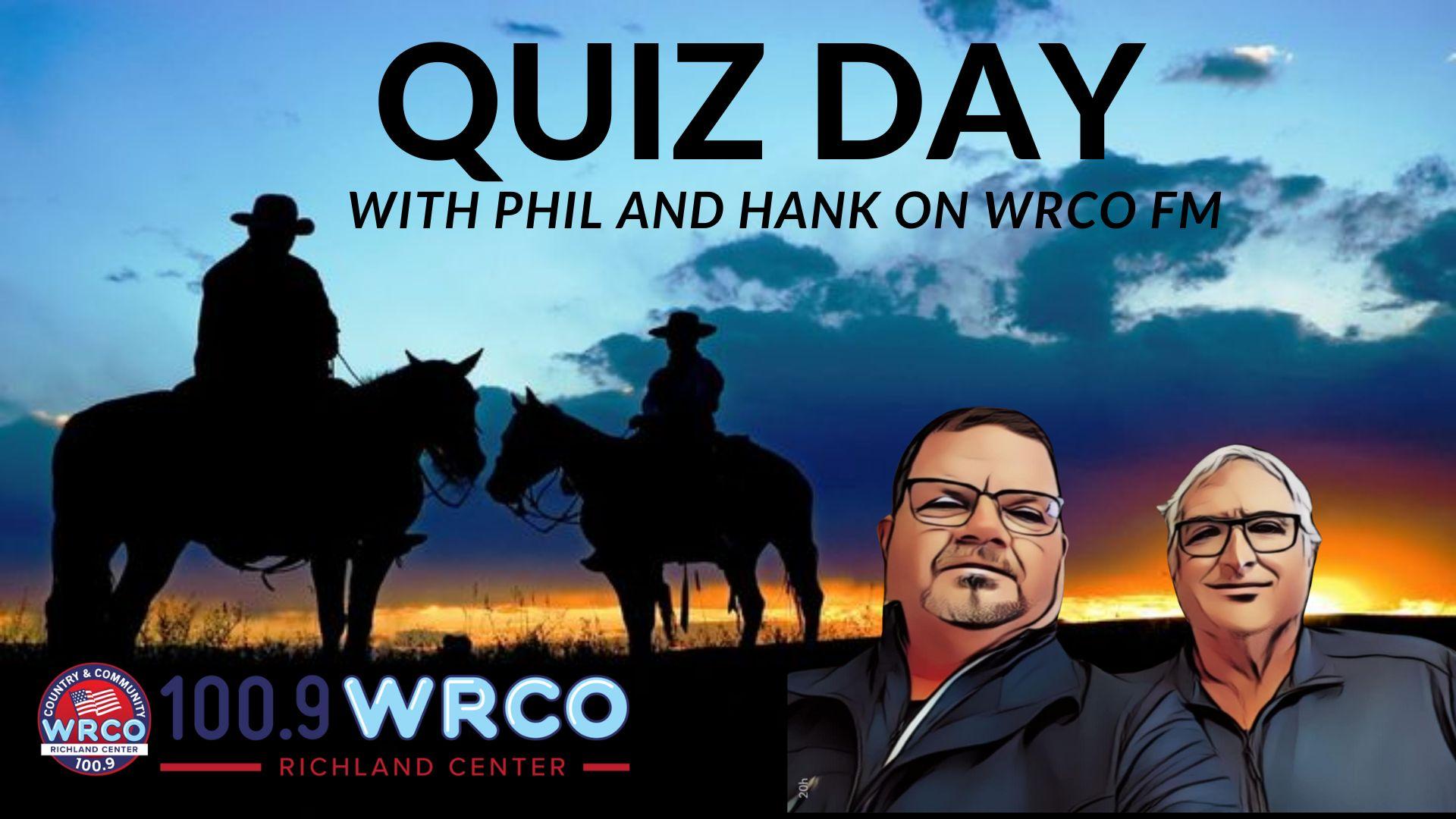 From eggs to the NCAA – it’s Quiz Day at WRCO