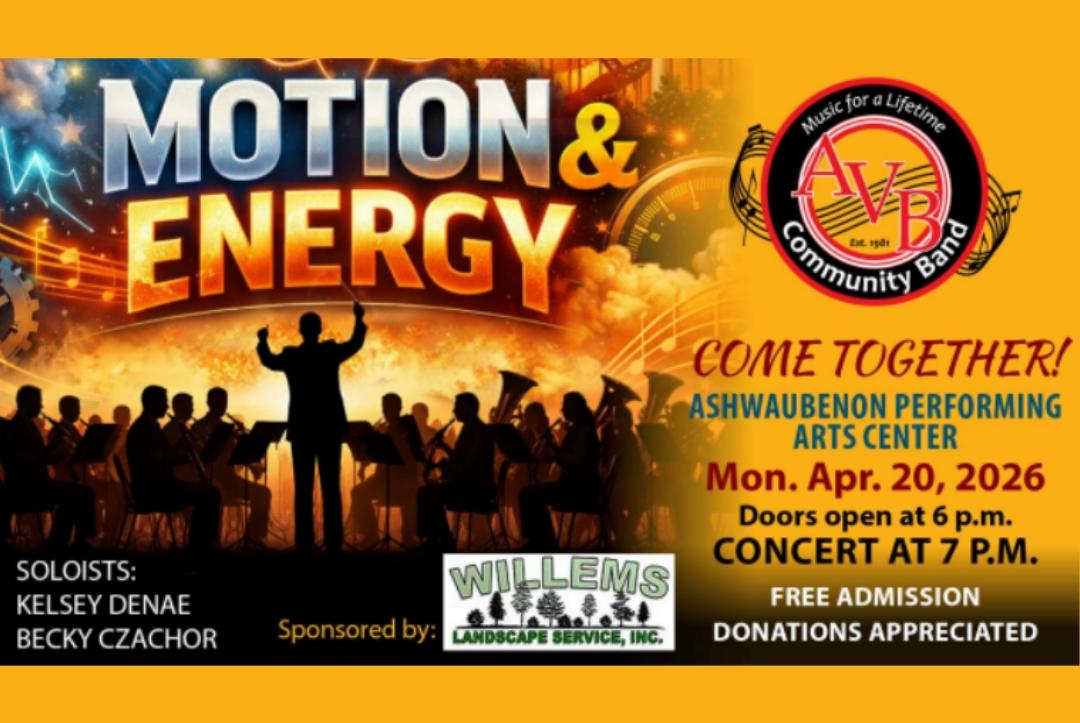 AVB Community Band presents “Motion & Energy”