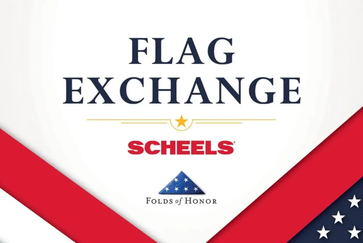 Veterans Day Flag Exchange