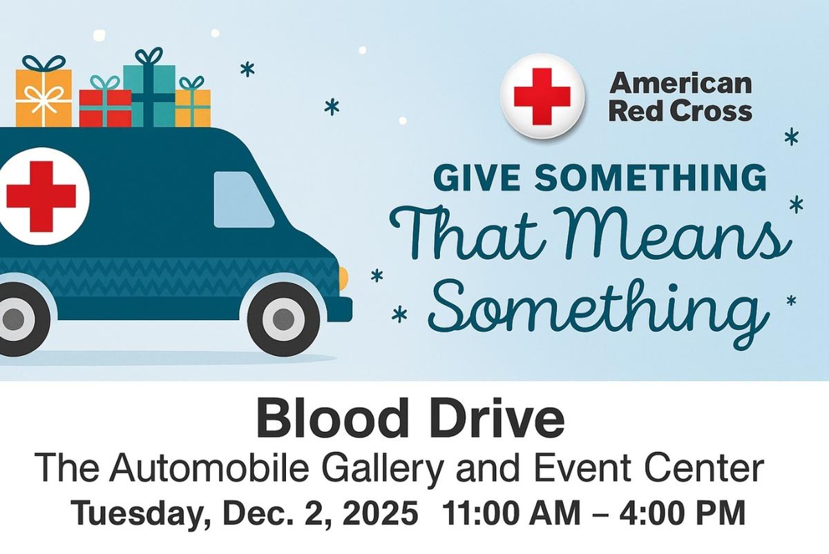 Red Cross Blood Drive at the Automobile Gallery